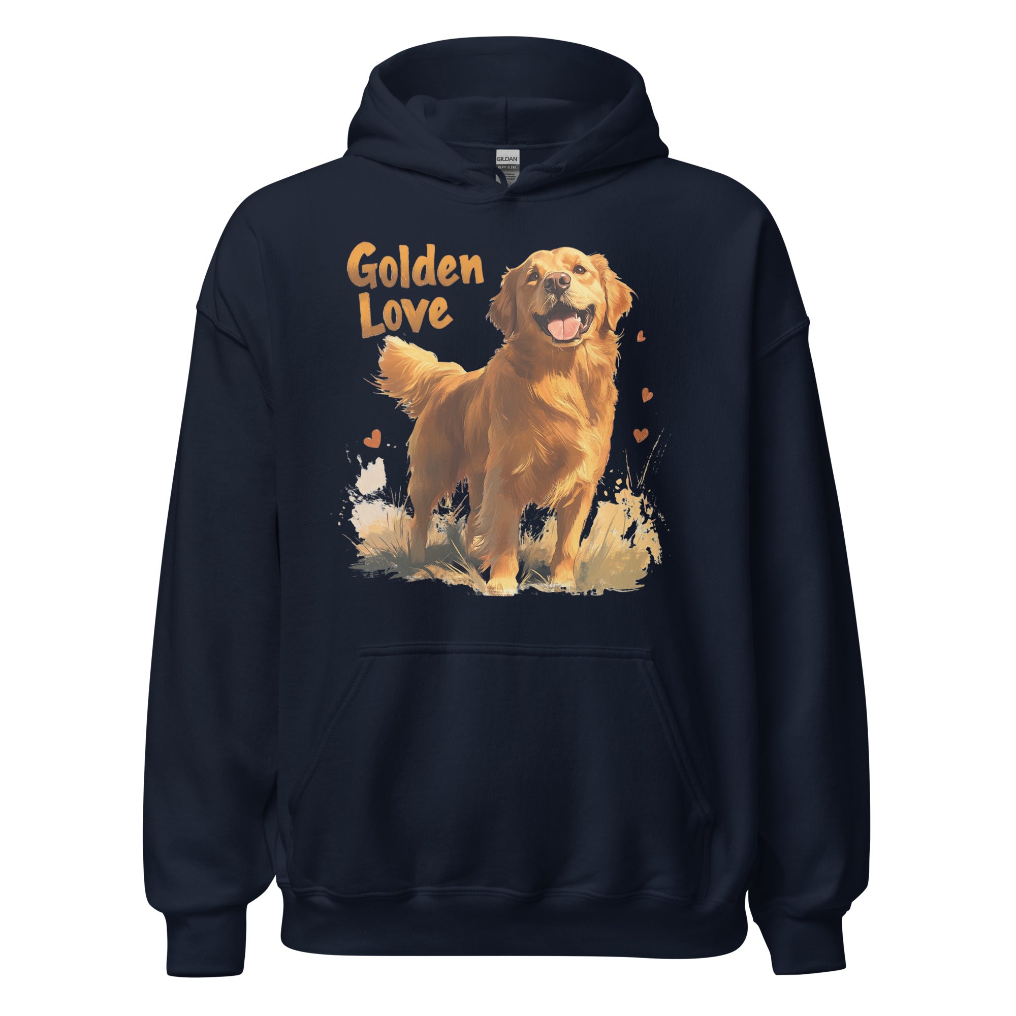 Golden Retriever Love Unisex Hoodie