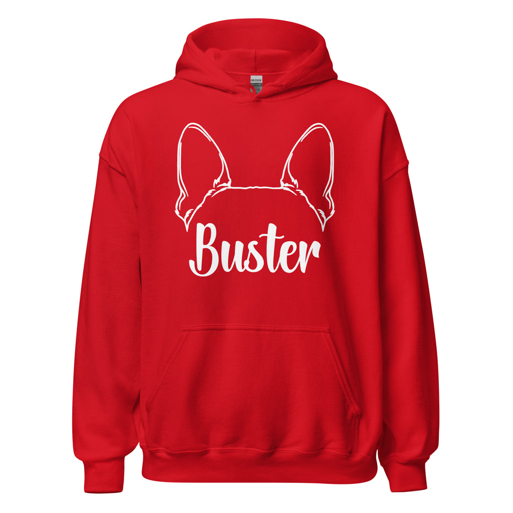 Big Ears With Boston Terrier Name - Custom Unisex Hoodie