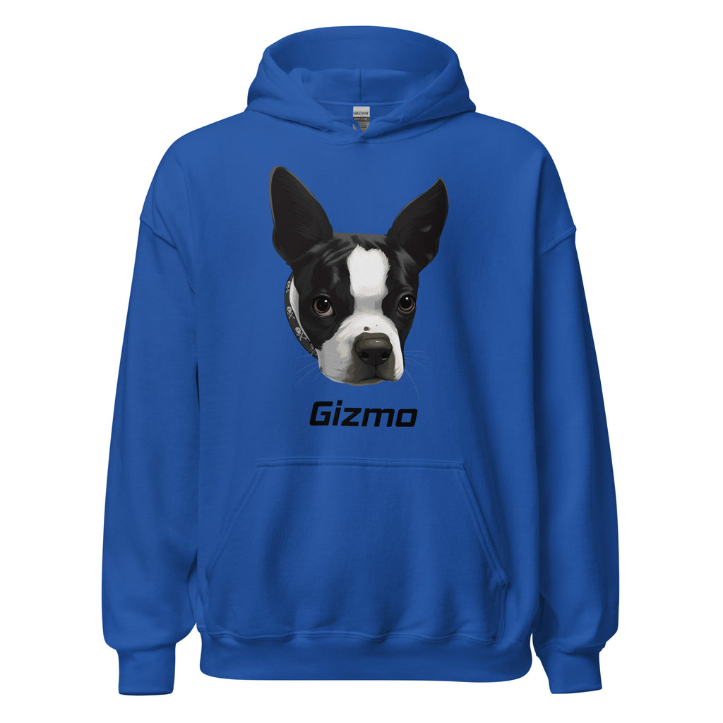 Custom Boston Terrier Dog Unisex Hoodie