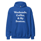 Weekends Coffee And Boston Terrier Unisex Hoodie
