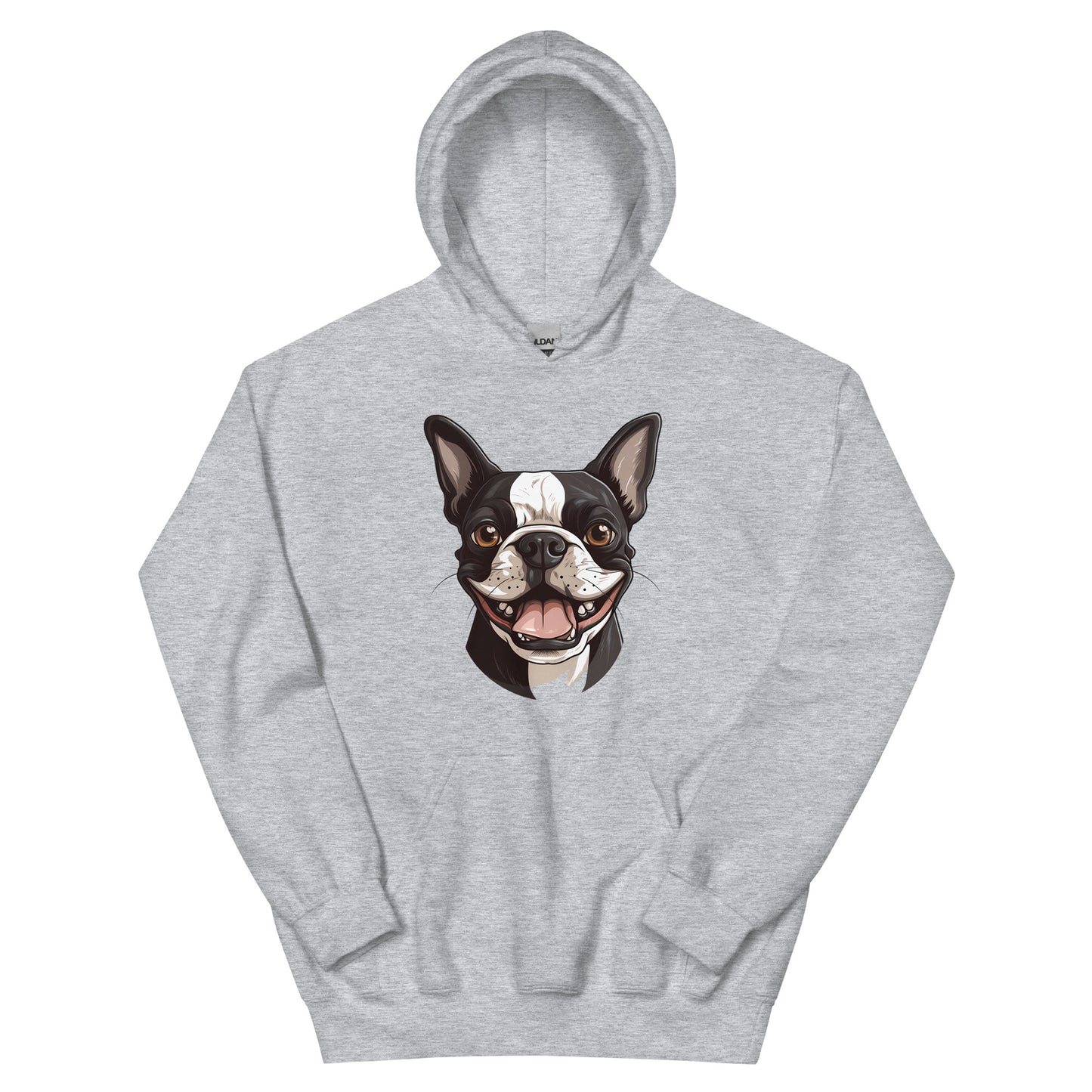 Smiling Boston Terrier Hoodie