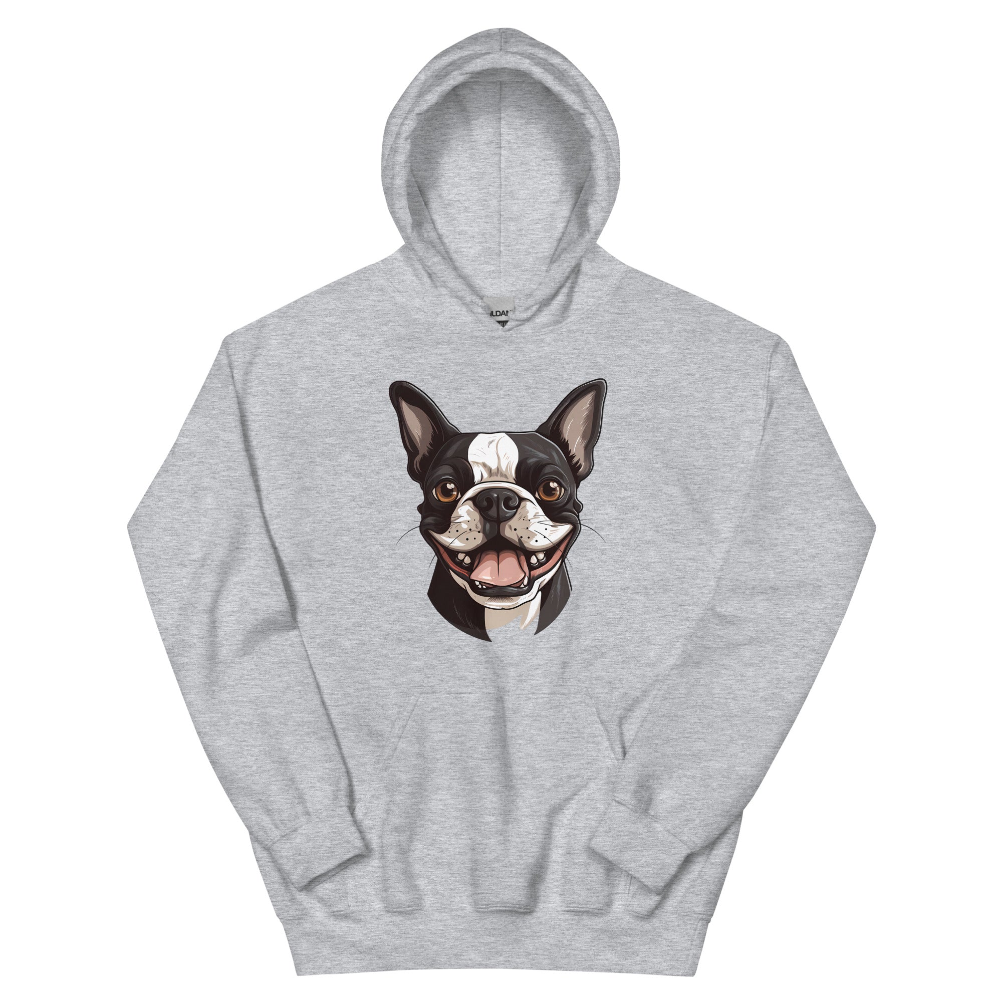 Smiling Boston Terrier Hoodie