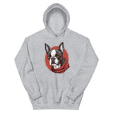 Boston Terrier Red Bandana Hoodie