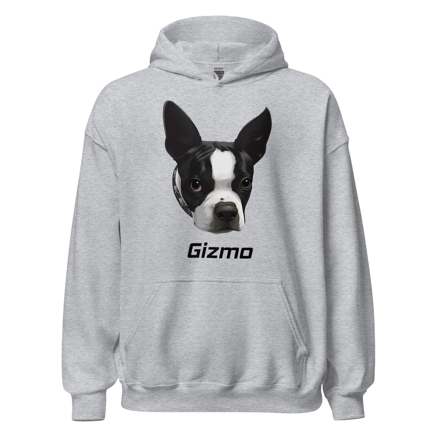 Custom Boston Terrier Dog Unisex Hoodie