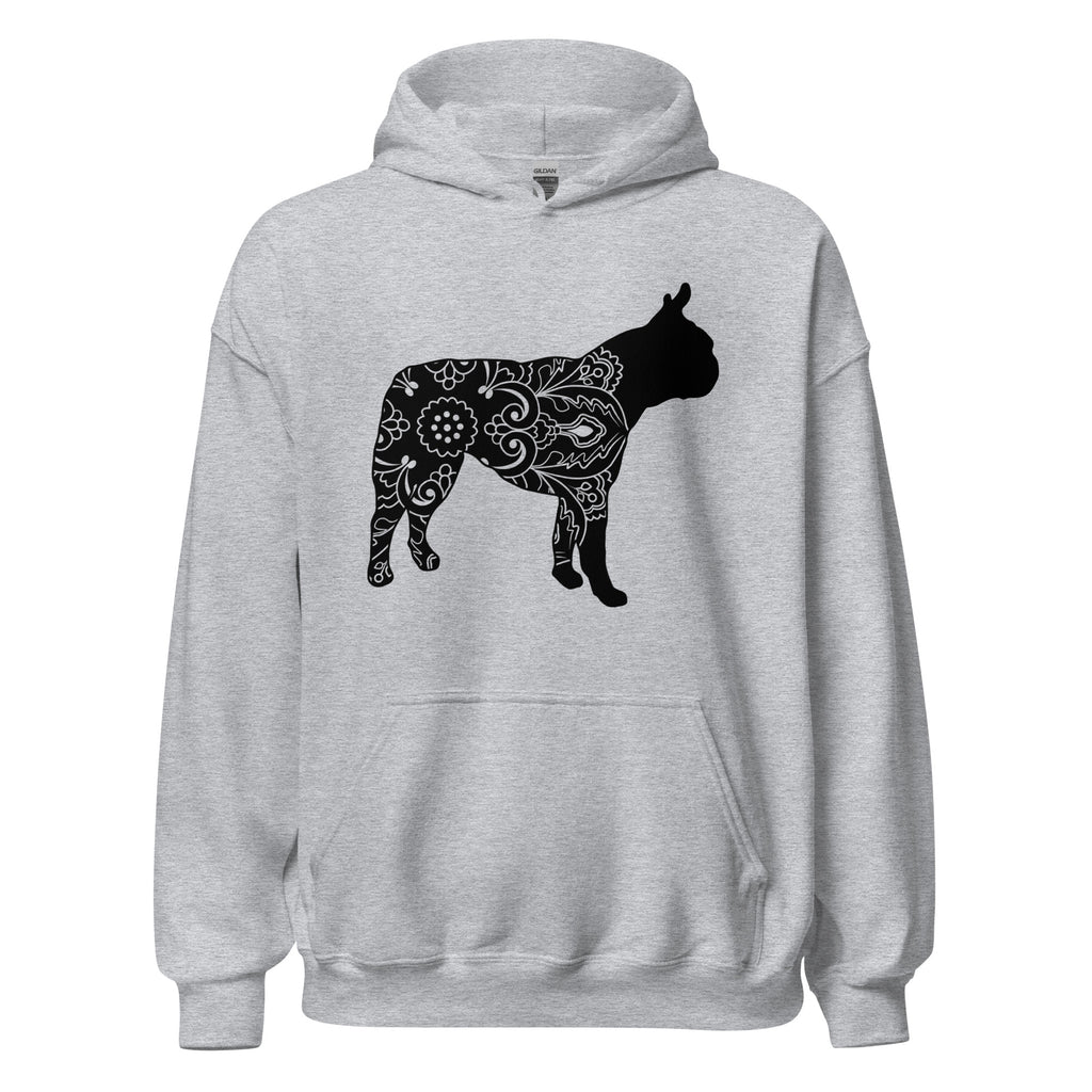 Mandala Boston Terrier Unisex Hoodie