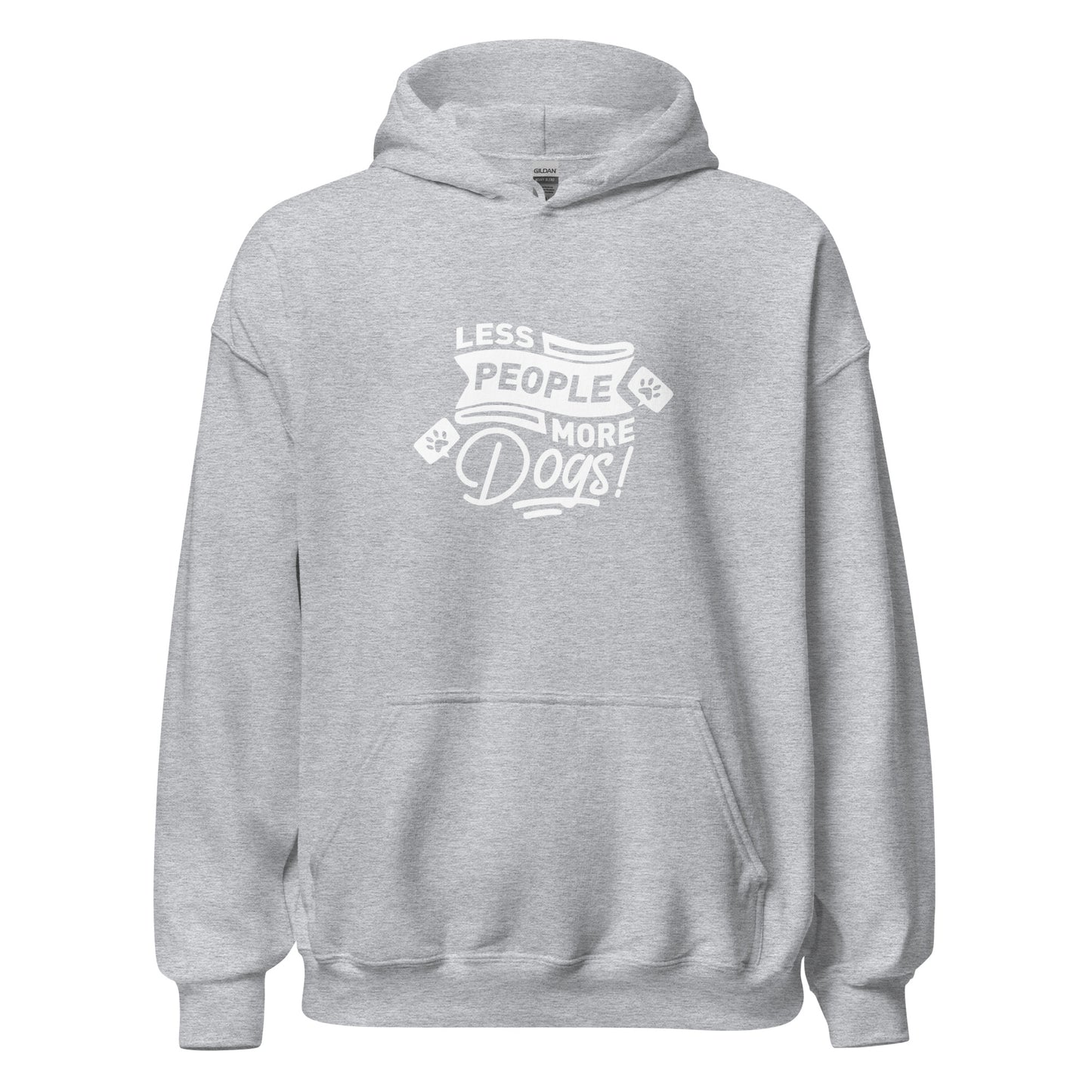 Less People More Dogs Unisex Hoodie