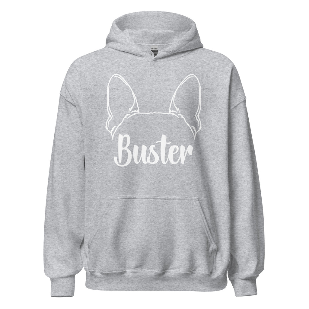 Big Ears With Boston Terrier Name - Custom Unisex Hoodie