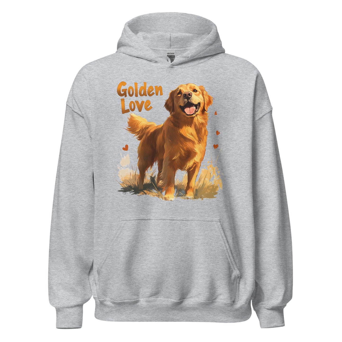 Golden Retriever Love Unisex Hoodie
