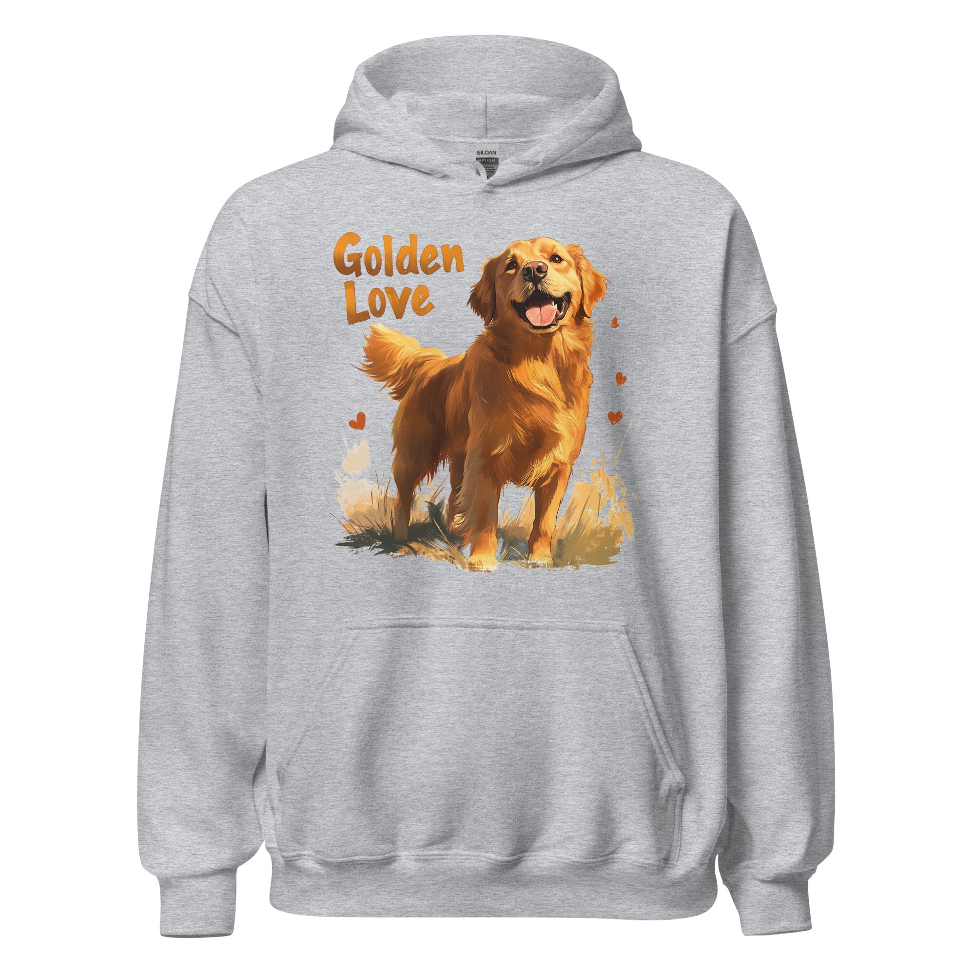 Golden Retriever Love Unisex Hoodie