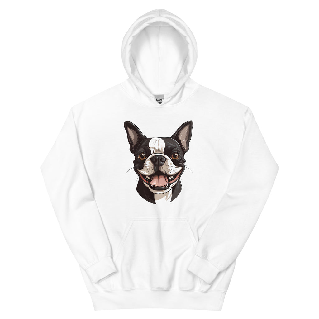 Smiling Boston Terrier Hoodie