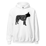Mandala Boston Terrier Unisex Hoodie