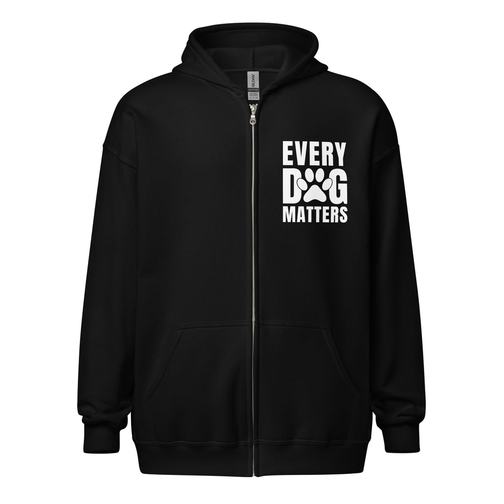 Every Dog Matters Unisex Heavy Blend Zip Hoodie