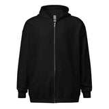 Big Ears With Boston Terrier Name - Custom Unisex Heavy Blend Zip Hoodie
