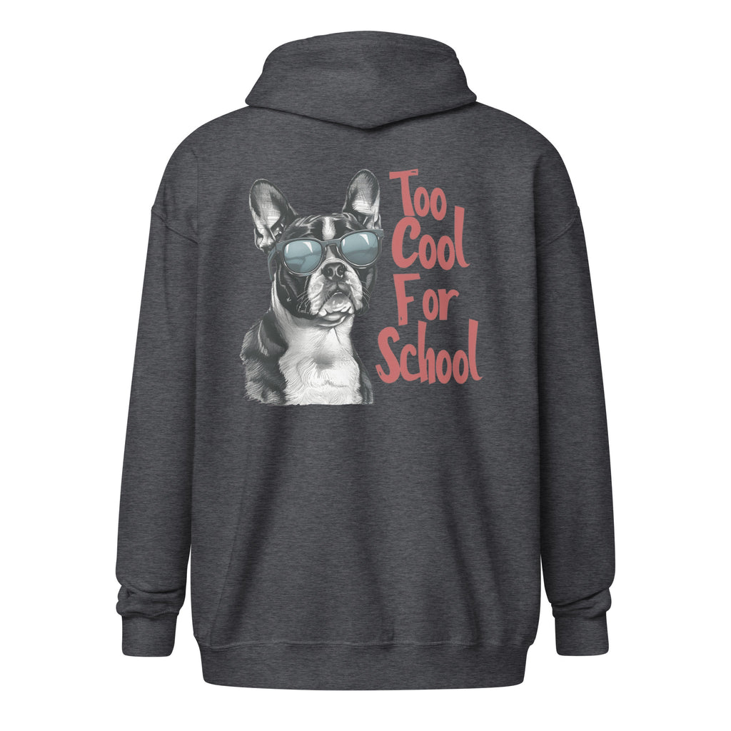 Too Cool For School Unisex Heavy Blend Zip Hoodie