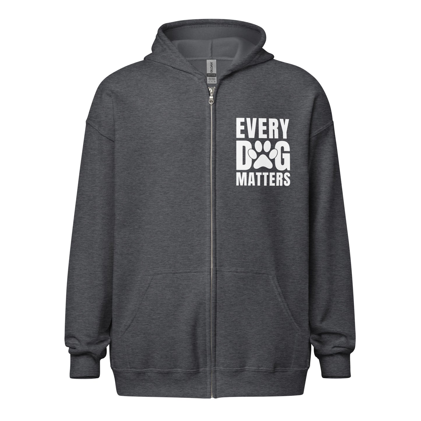 Every Dog Matters Unisex Heavy Blend Zip Hoodie