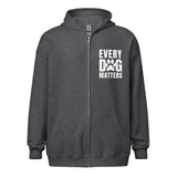 Every Dog Matters Unisex Heavy Blend Zip Hoodie
