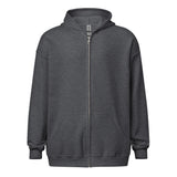 Big Ears With Boston Terrier Name - Custom Unisex Heavy Blend Zip Hoodie