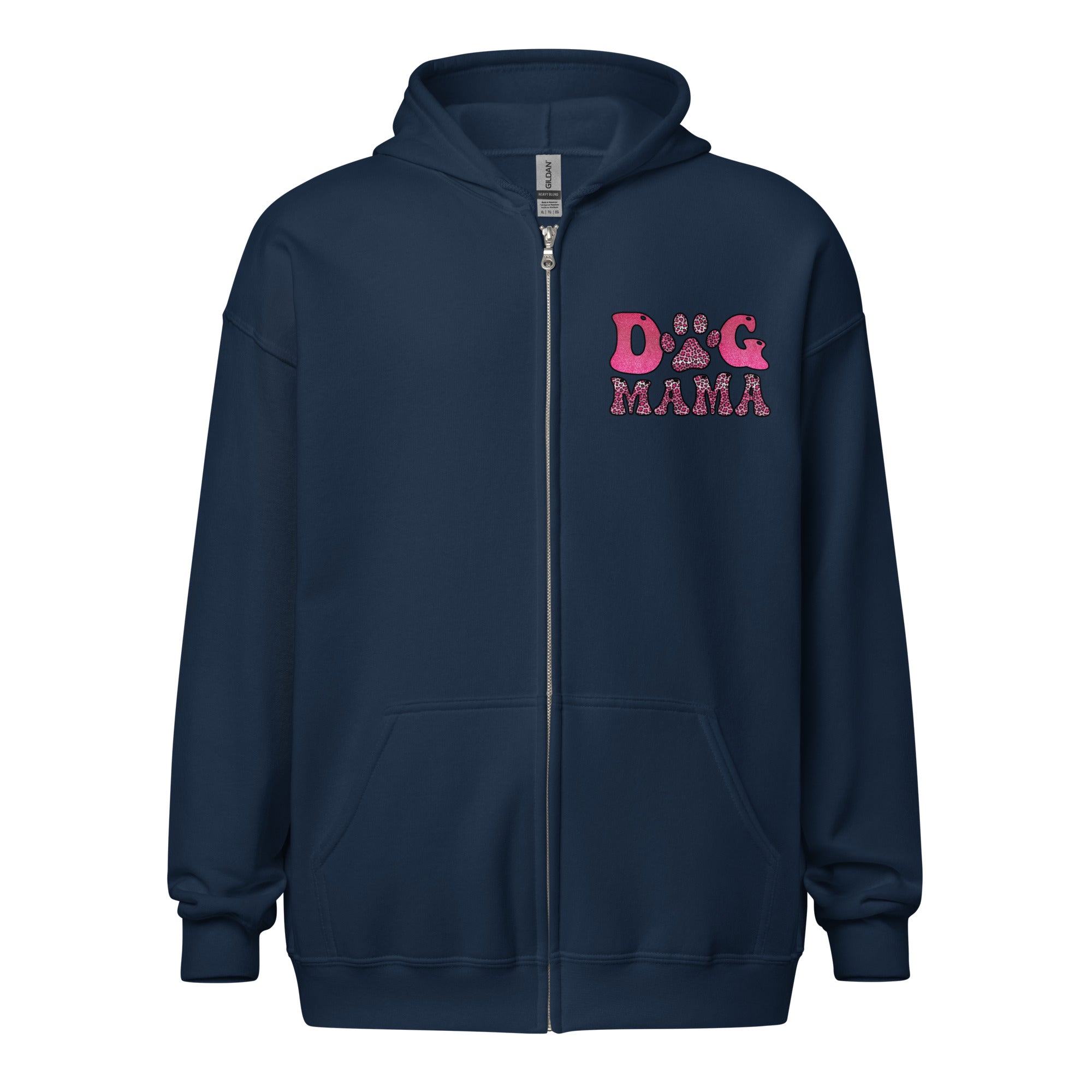 Dog Mama Heavy Blend Zip Hoodie