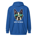 Into The Wild Boston Terrier Unisex Heavy Blend Zip Hoodie