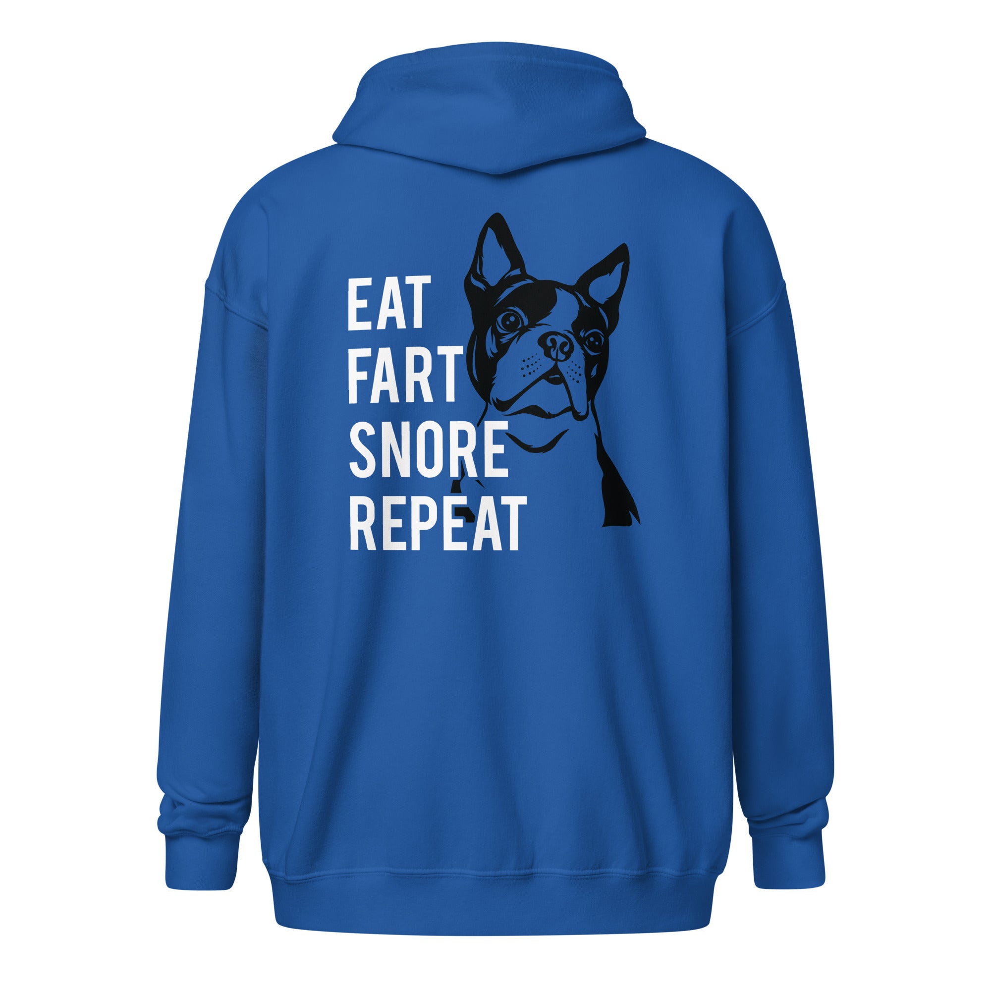 Eat Fart Snore Repeat Unisex Heavy Blend Zip Hoodie
