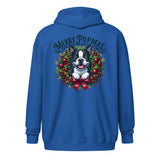 Merry Pupmas Unisex Heavy Blend Zip Hoodie