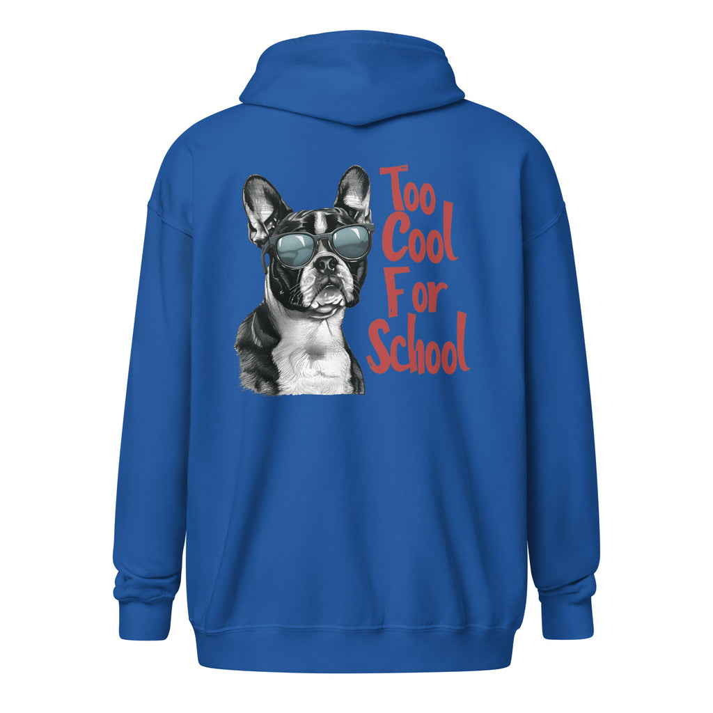 Too Cool For School Unisex Heavy Blend Zip Hoodie