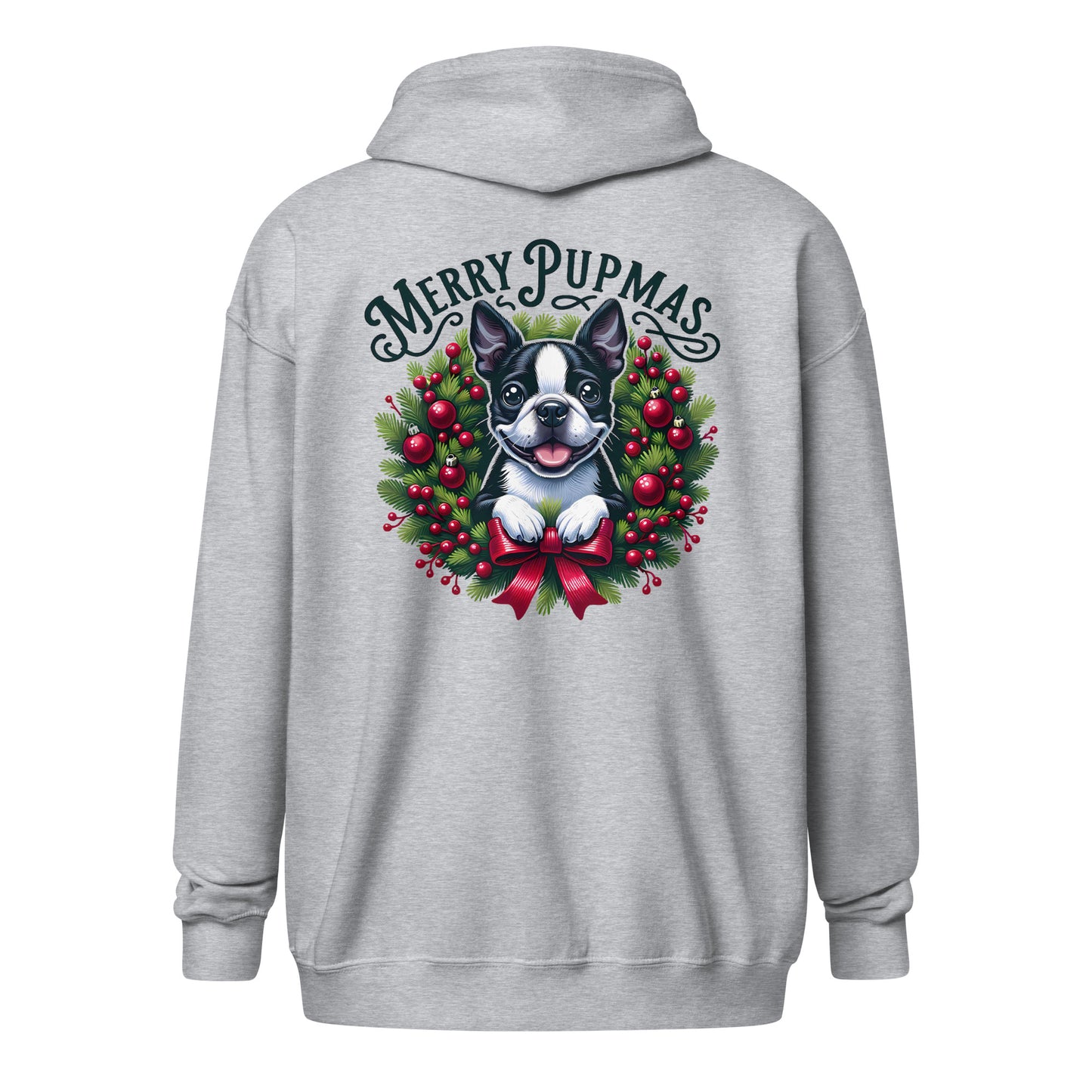 Merry Pupmas Unisex Heavy Blend Zip Hoodie