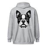 Once You Go Boston You Never Go Back Unisex Heavy Blend Zip Hoodie