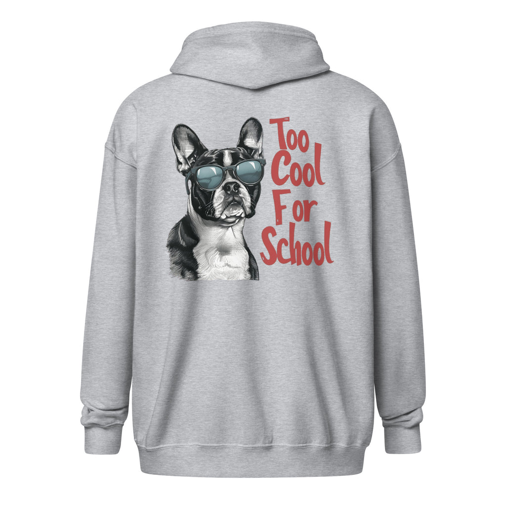 Too Cool For School Unisex Heavy Blend Zip Hoodie