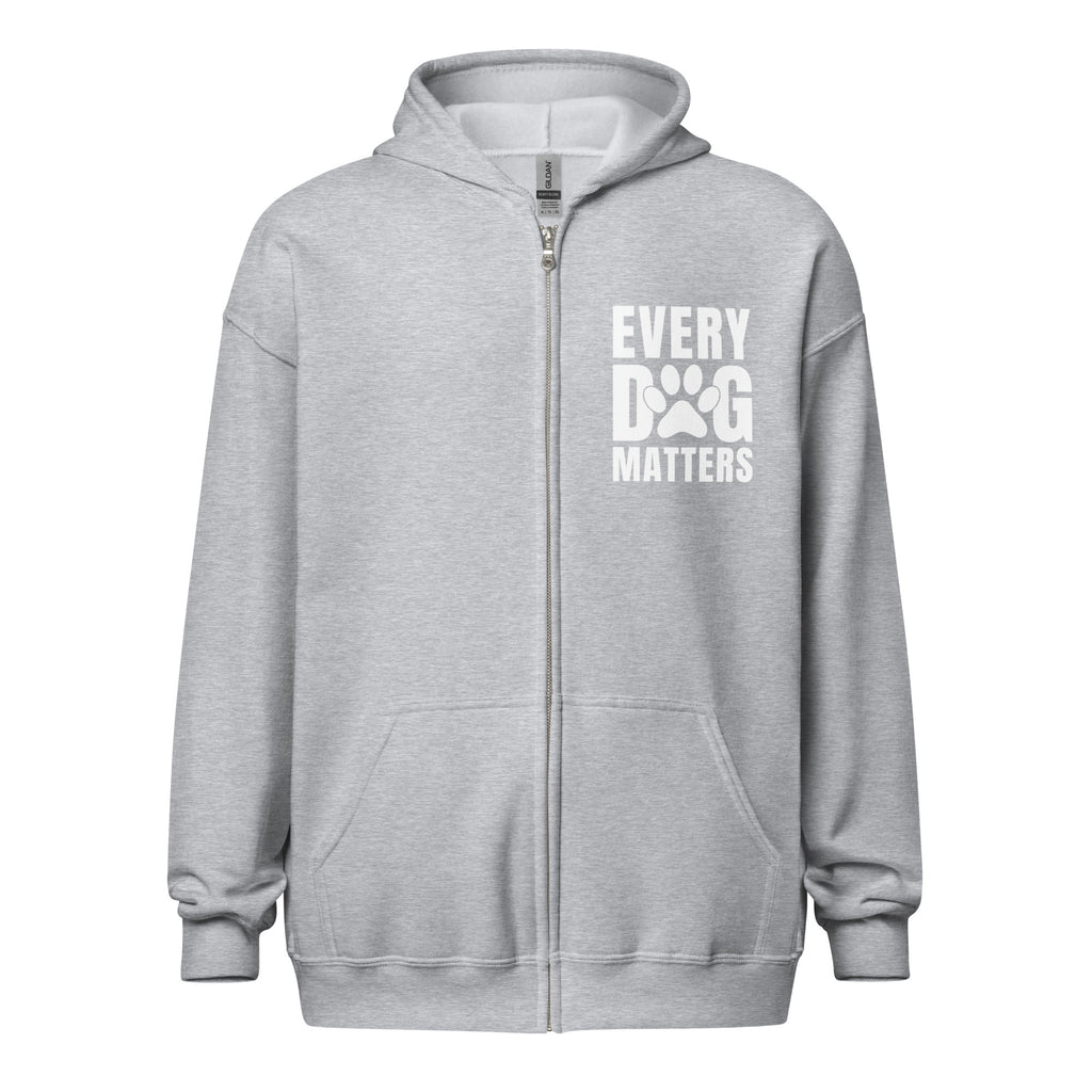 Every Dog Matters Unisex Heavy Blend Zip Hoodie