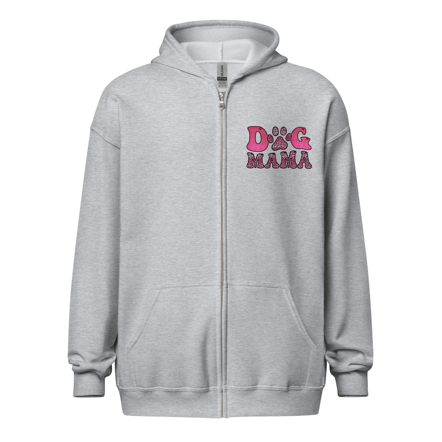 Dog Mama Heavy Blend Zip Hoodie