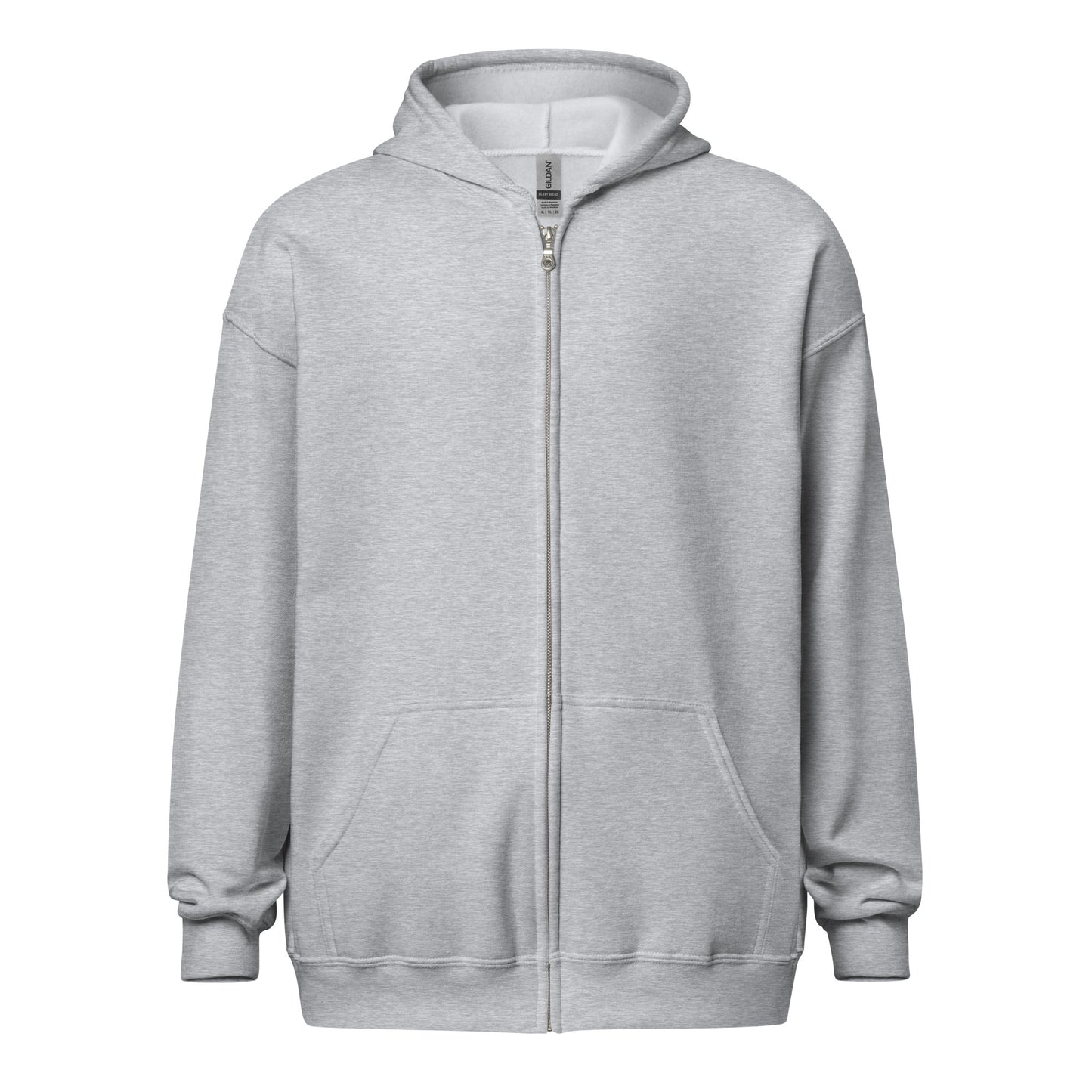 Big Ears With Boston Terrier Name - Custom Unisex Heavy Blend Zip Hoodie