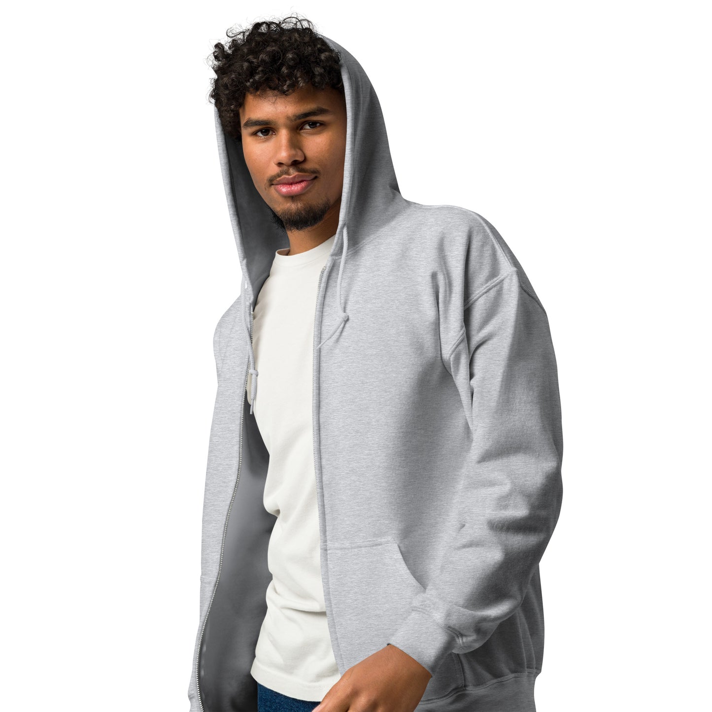 Boston Terrier World Unisex Heavy Blend Zip Hoodie .