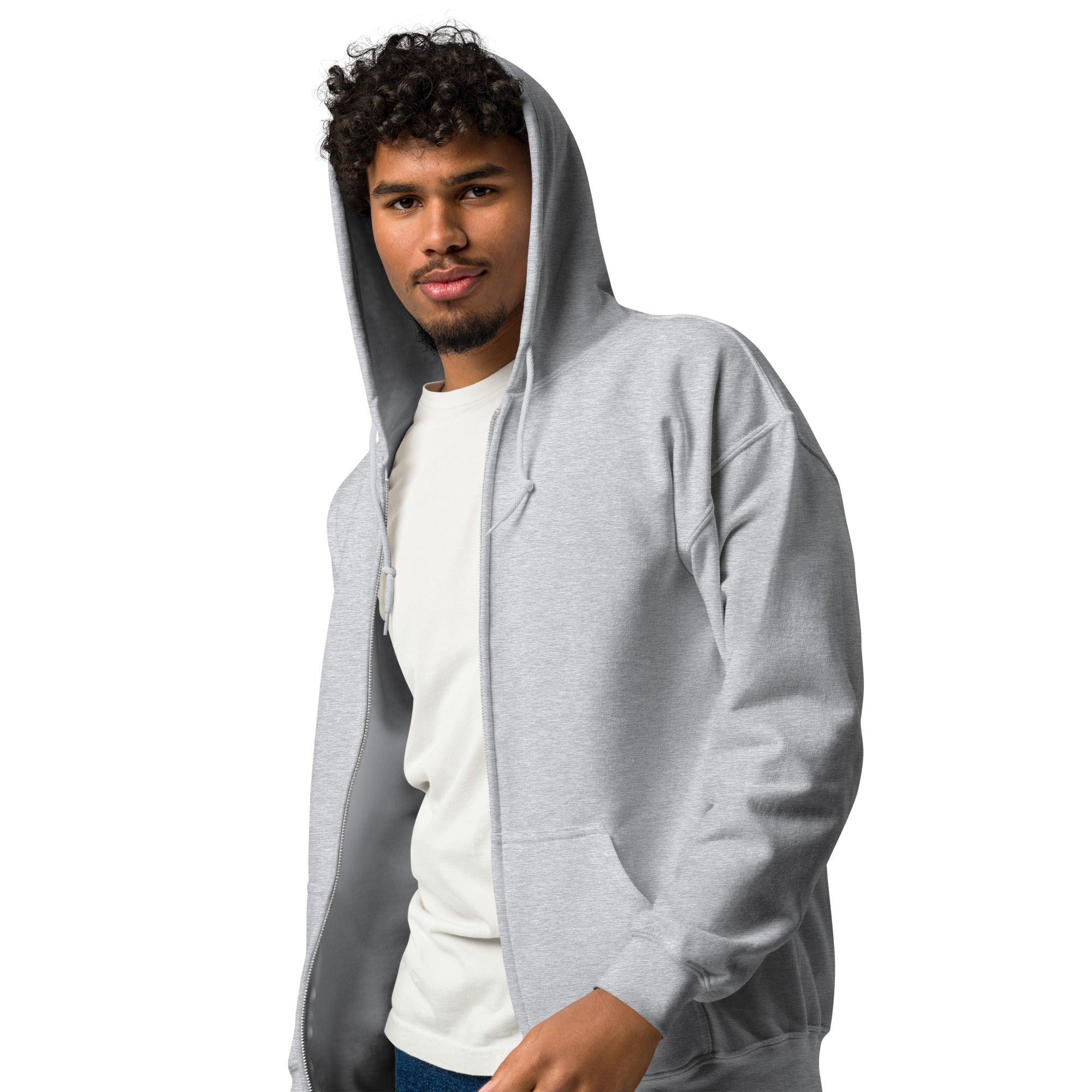 Boston Terrier World Unisex Heavy Blend Zip Hoodie .