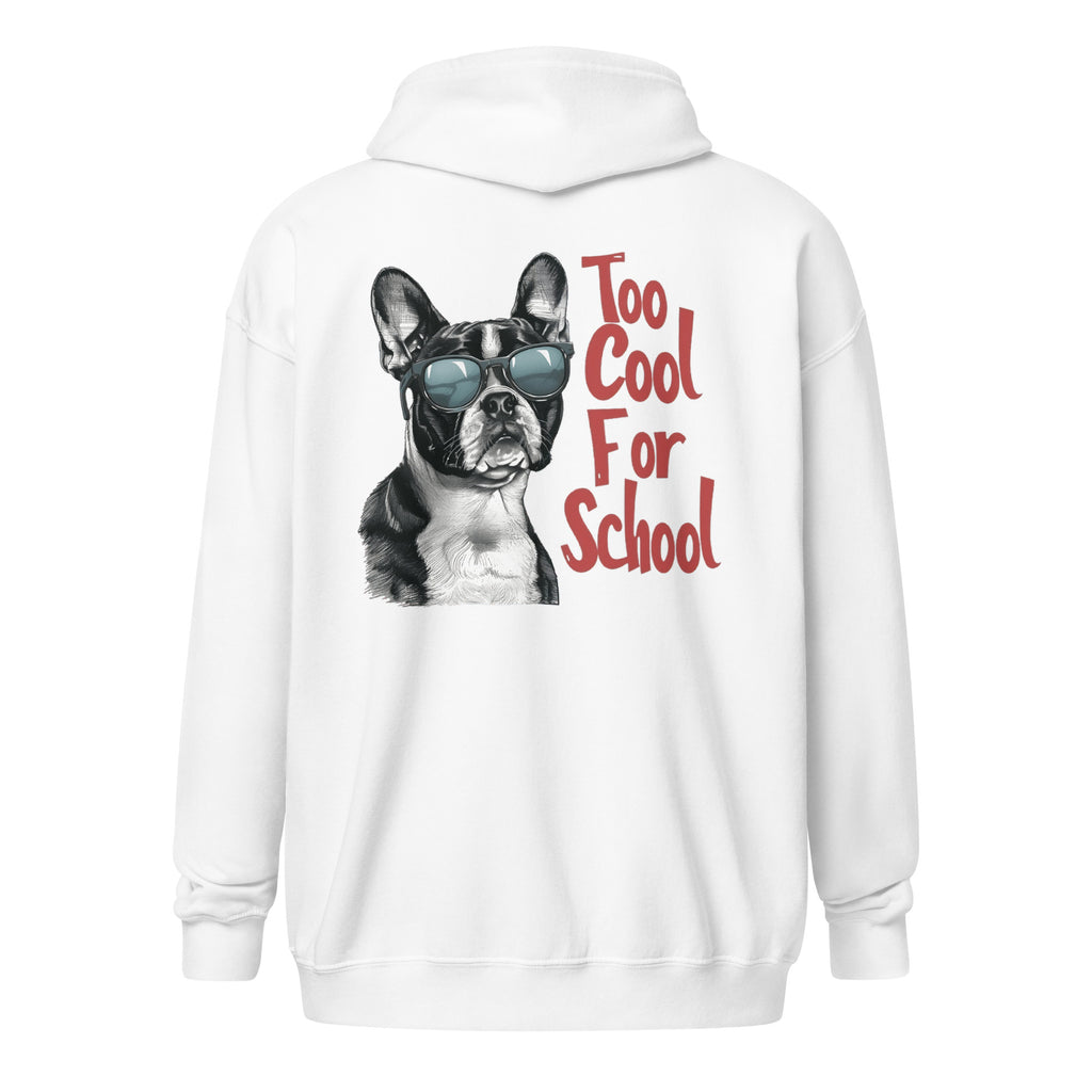 Too Cool For School Unisex Heavy Blend Zip Hoodie