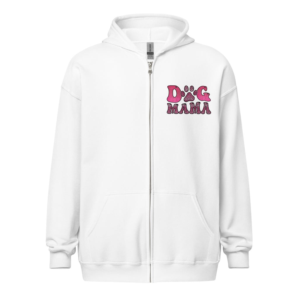 Dog Mama Heavy Blend Zip Hoodie