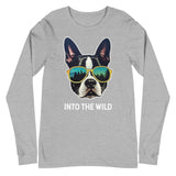 Into The Wild Boston Terrier Unisex Long Sleeve Tee