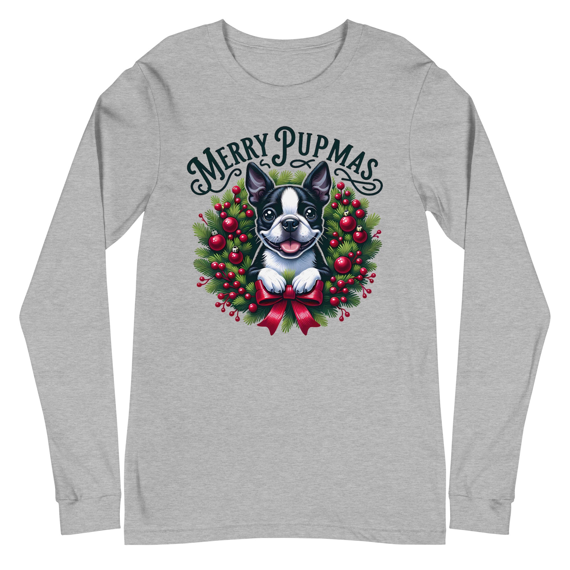 Merry Pupmas Unisex Long Sleeve Tee