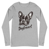 Dogtrovert Boston Terrier Unisex Long Sleeve Tee