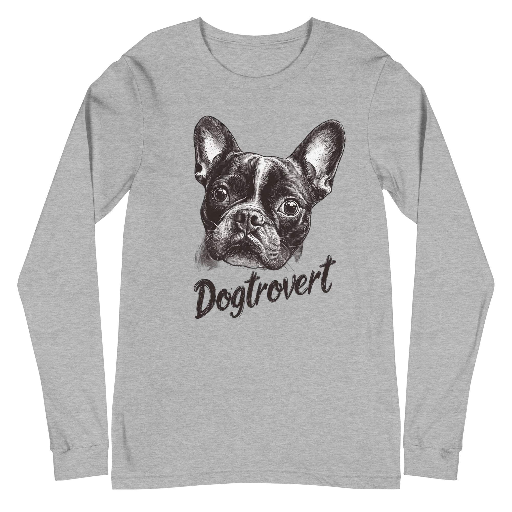 Dogtrovert Boston Terrier Unisex Long Sleeve Tee