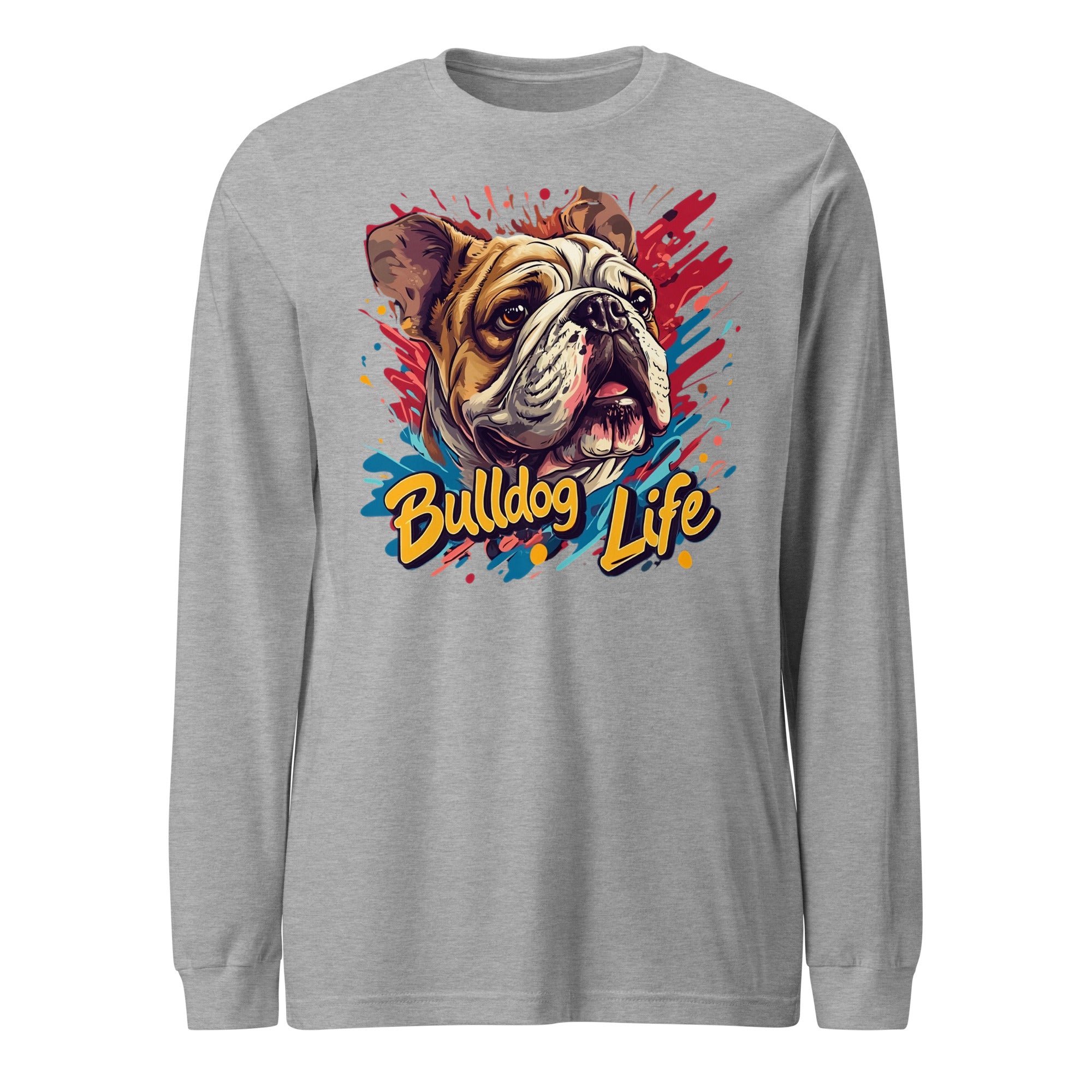 English Bulldog Life Unisex Long Sleeve Tee