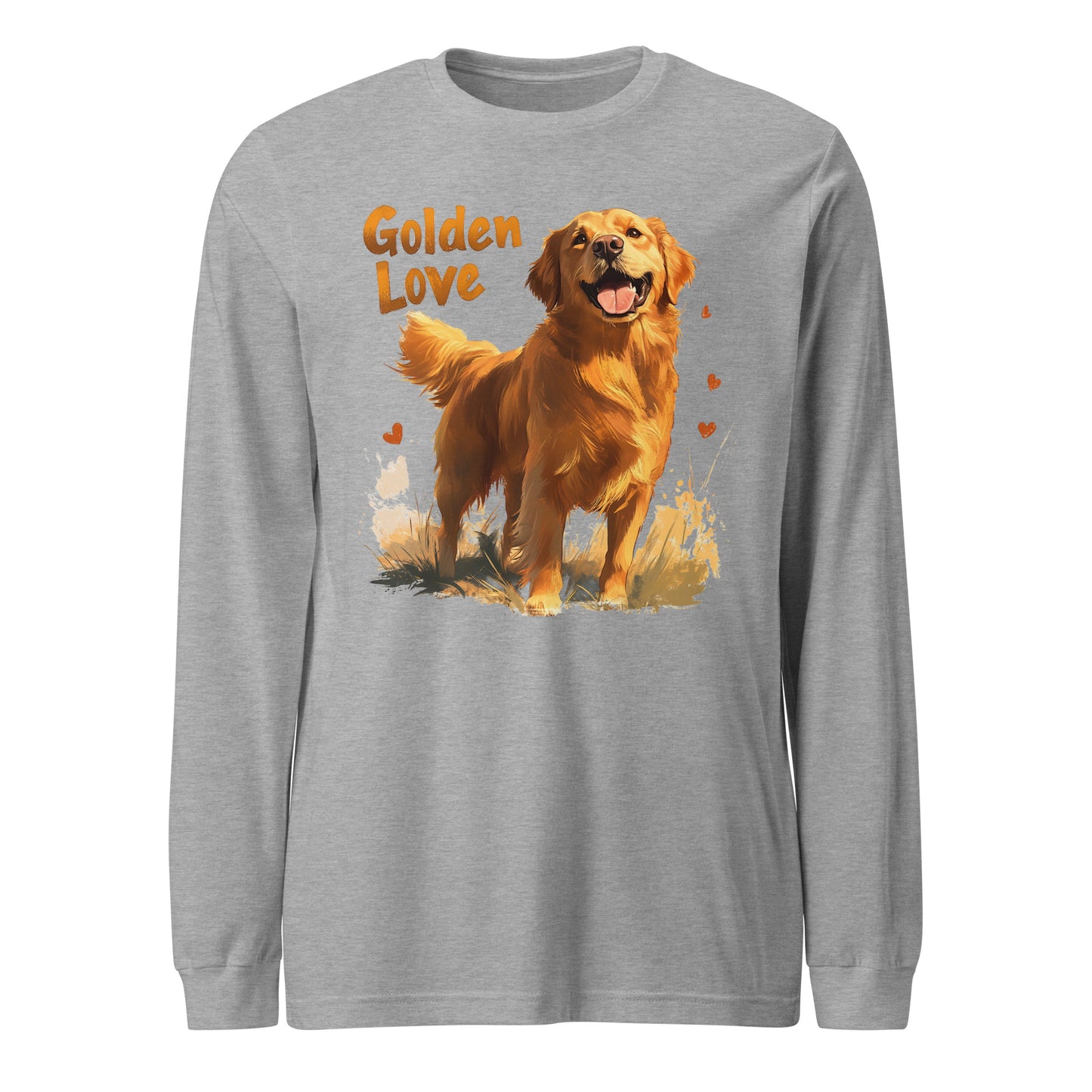 Golden Retriever Love Unisex Long Sleeve Tee