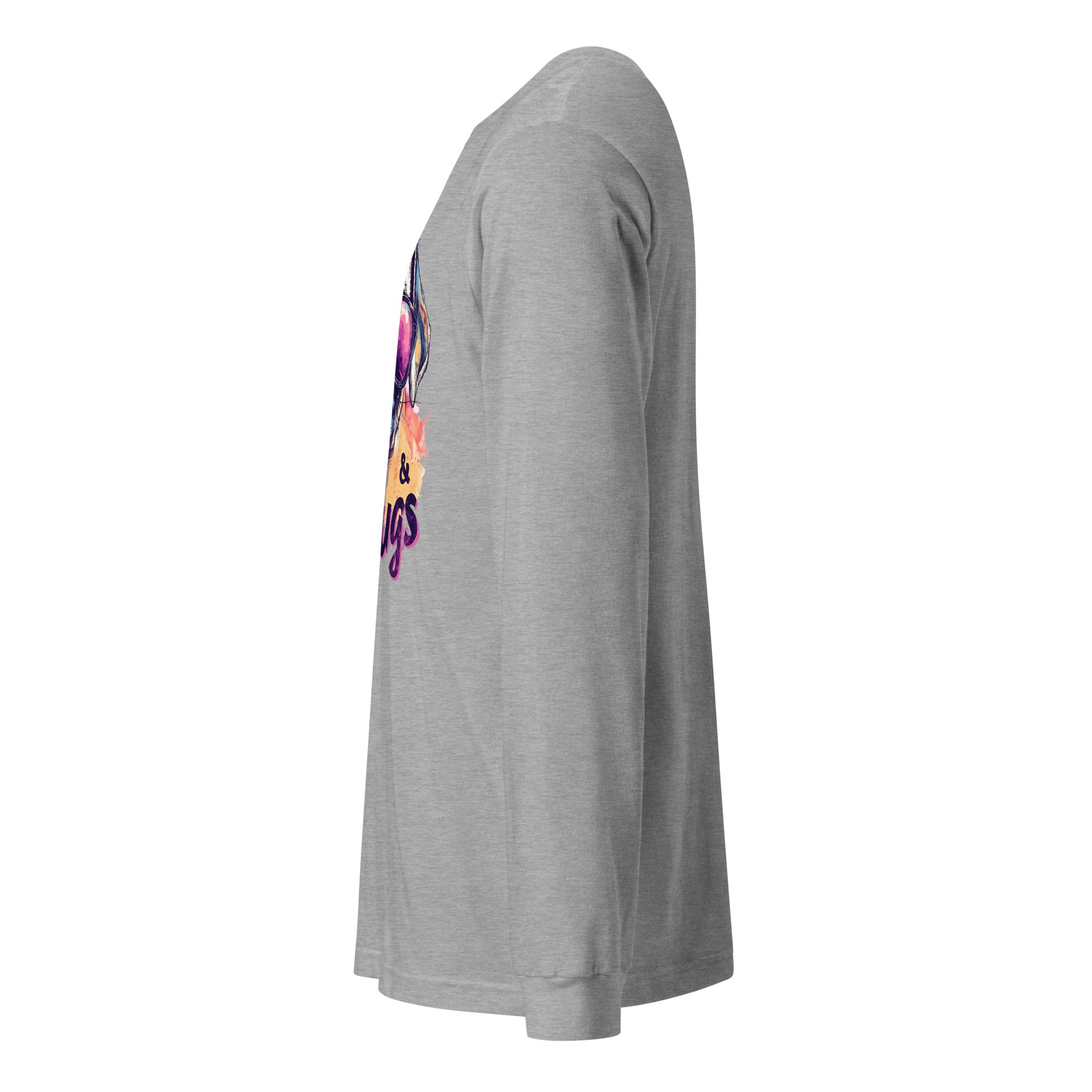Pugs & Hugs Unisex Long Sleeve Tee