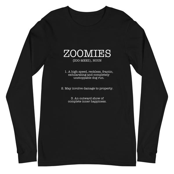 Zoomies Definition Unisex Long Sleeve Tee