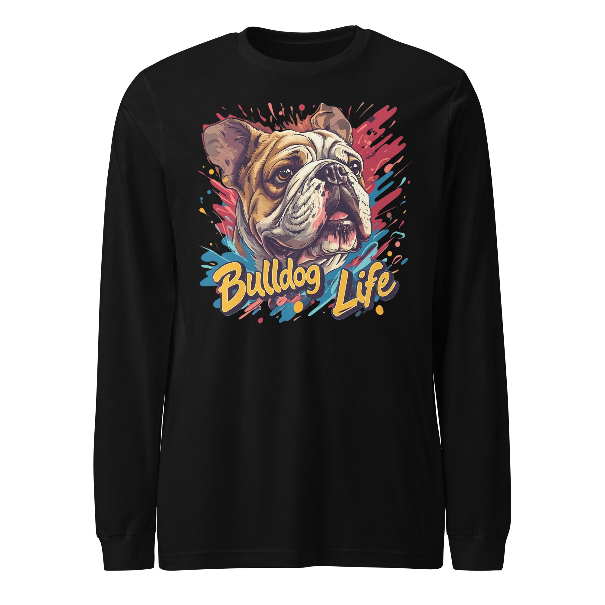 English Bulldog Life Unisex Long Sleeve Tee