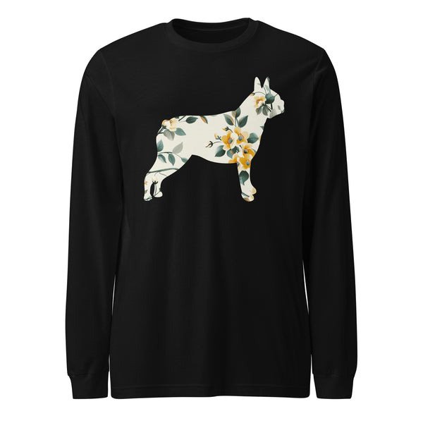 Lucy - Boston Terrier Dog Unisex Long Sleeve Tee