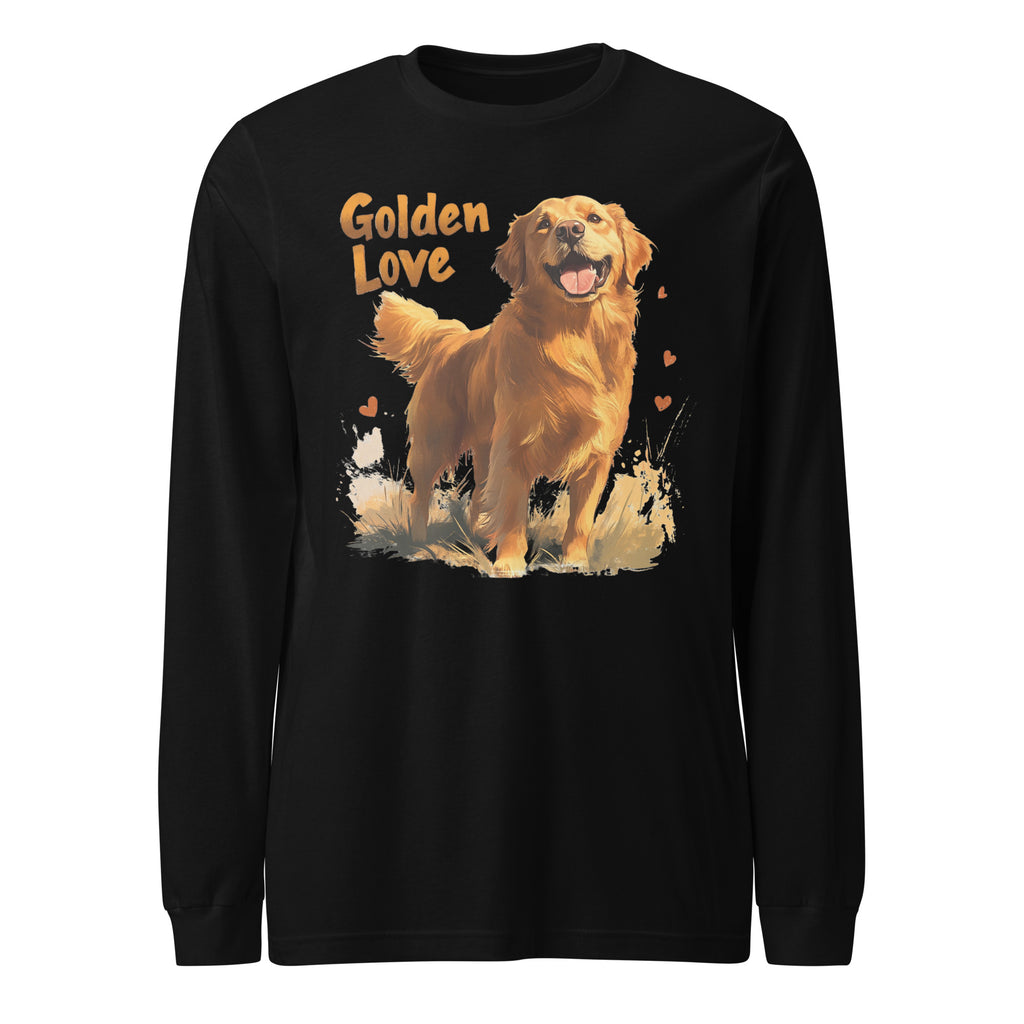 Golden Retriever Love Unisex Long Sleeve Tee