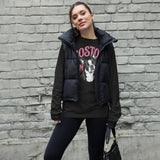 Boston Mom Club Long Sleeve Tee .