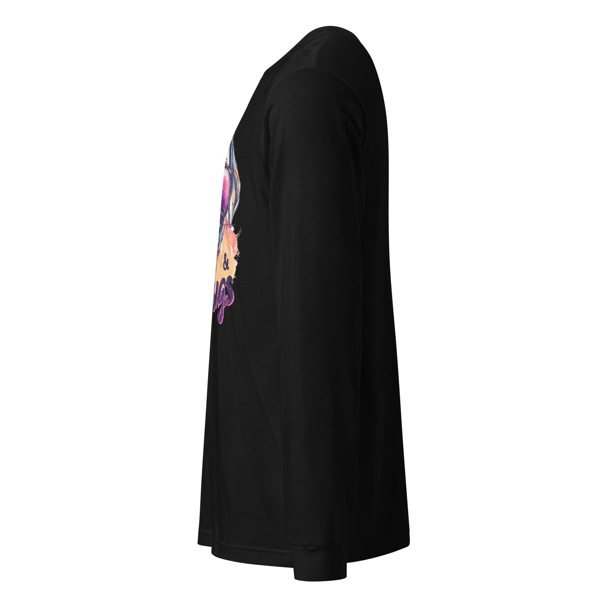 Pugs & Hugs Unisex Long Sleeve Tee