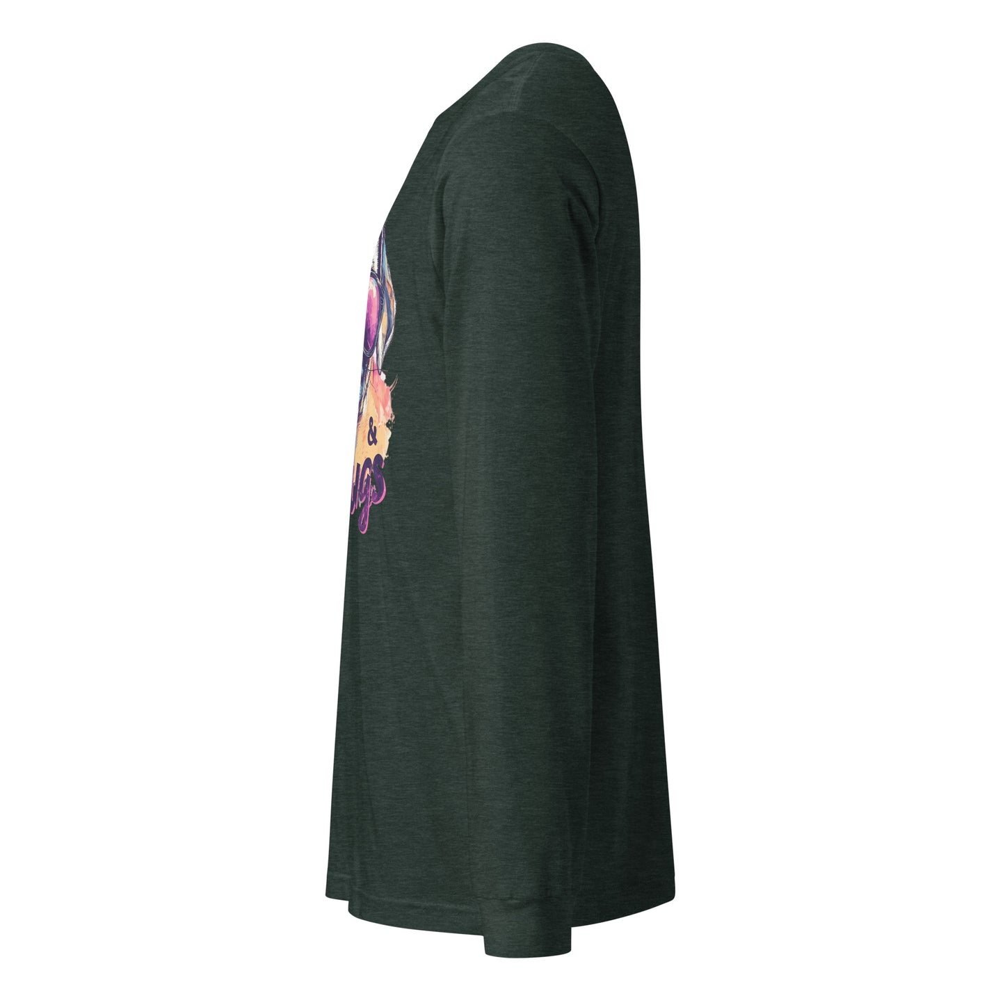 Pugs & Hugs Unisex Long Sleeve Tee